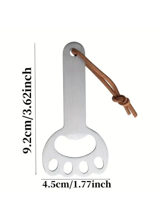 Rose Golden Hollow Claw Print Bottle Opener 25 Pcs Durable Portable Bar Accessories - Image 2